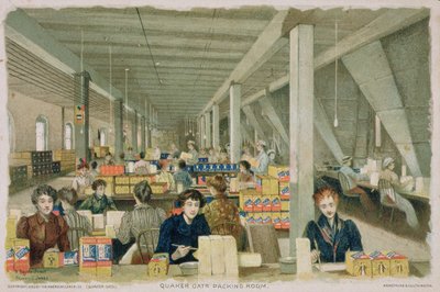 A Quaker Oats Packing Room by American School